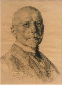 Heinrich von Zügel portréja alkotó: Hermann Eissfeldt