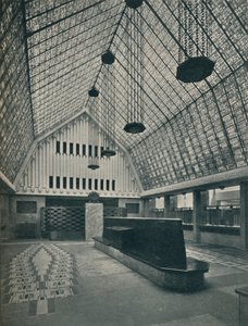 "The Great Hall, Bank of Rotterdam, Hague", 1920 alkotó: Hermann Friedrich Mertens