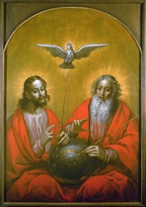 A Szentlélek Ptolemaiosz világának mintájával, 1610 alkotó: Hermann Han