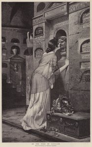 Catullus sírjánál (metszet)