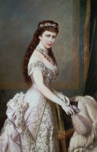Bajor Erzsébet (1837-98), I. Ferenc József osztrák felesége (1830-1916) alkotó: Hermann Nigg