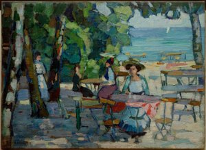 Kávékert az Ammersee-nél