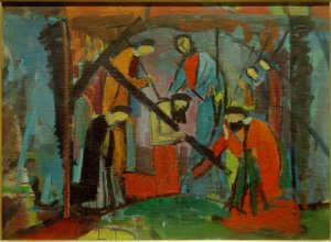 A kereszthordozás II alkotó: Hermann Stenner