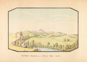 A Wichita-hegység Medicine Bluffból, Indián Terület