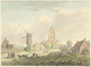 Westkapelle falu temploma Zeelandon