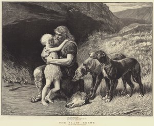 A megölt ellenség (metszet) alkotó: Heywood (after) Hardy