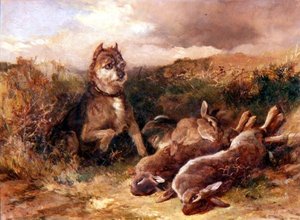 West Country Terrier vadakkal alkotó: Heywood Hardy