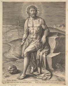 Krisztus a hideg kövön ül, kb. 1586.