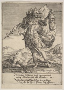 Júda Adonibezek fejével, Willem van Haechtből, Tyrannorum proemia, 1578, 1578