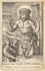 A két angyal által tisztelt Megváltó vére, 1619 előtt.