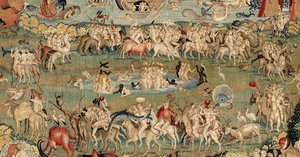 A földi gyönyörök kertje. kb. 1560 (szőttes) alkotó: Hieronymus (after) Bosch