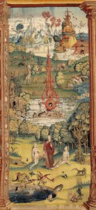 A földi gyönyörök kertje. kb. 1560 (szőttes) alkotó: Hieronymus (after) Bosch