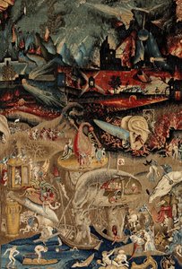 A földi gyönyörök kertje. kb. 1560 (szőttes) alkotó: Hieronymus (after) Bosch