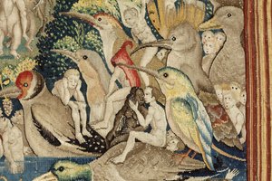 A földi gyönyörök kertje. kb. 1560 (szőttes) alkotó: Hieronymus (after) Bosch