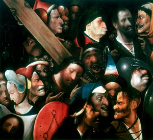 Kereszthordozás, c1480-1516 alkotó: Hieronymus Bosch