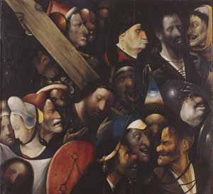 A keresztet hordozó Krisztus, 1515-1516 alkotó: Hieronymus Bosch