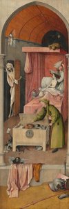 Halál és a fösvény alkotó: Hieronymus Bosch