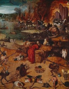 Szent Antal kísértése alkotó: Hieronymus Bosch