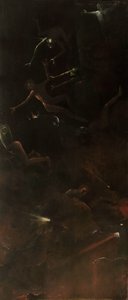 Négy látás a Heakerter-ről, CA 1490-1510. alkotó: Hieronymus Bosch