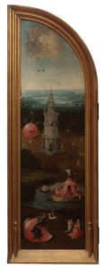 Az utolsó ítélet bal oldali panelje (olaj a táblán) alkotó: Hieronymus Bosch