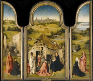 A Királyimádás c. 1495 alkotó: Hieronymus Bosch