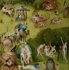 A földi gyönyörök kertje, 1490-1500 alkotó: Hieronymus Bosch