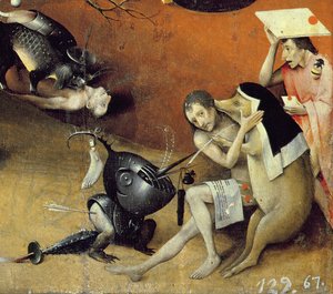 A Földi örömök kertje, 1500 körül (3425 részlet) alkotó: Hieronymus Bosch