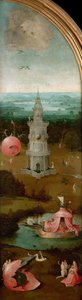 Az utolsó ítélet triptichonja, bal oldali panel, kb. 1490-1510. alkotó: Hieronymus Bosch
