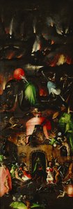 Az utolsó ítélet triptichonja, jobb oldali tábla, 1485 körül. alkotó: Hieronymus Bosch