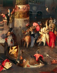Szent Antal megkísértésének triptichonja (középpanel) alkotó: Hieronymus Bosch