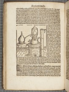 A könyv lepárlása alkotó: Hieronymus Brunschwig
