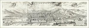 Hieronymus Cock 1557-es firenzei látképe, 1601-ben Paul van der Houve kiadta.