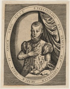 Sebastian, Portugália királya alkotó: Hieronymus Cock