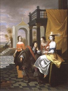 Egy úriember fizető bíróság, 1661 (panel)