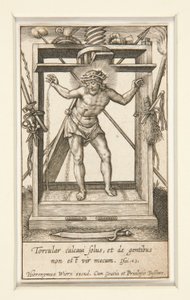 Krisztus a borprésben alkotó: Hieronymus Wierix