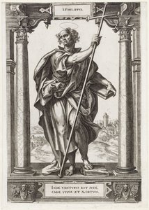 Szent Fülöp S. Philippvs (cím az objektumon) Krisztus és a tizenkét apostol, valamint Szent Pál (sorozat címe)