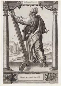 H. Judas Taddeus S. Ivdas Thadevs (cím az objektumon) Krisztus és a tizenkét apostol, valamint Szent Pál (sorozat címe)