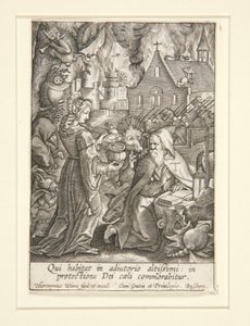 Szent Antal megkísértése alkotó: Hieronymus Wierix