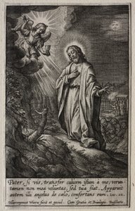 A szenvedély: Az agónia a kertben alkotó: Hieronymus Wierix