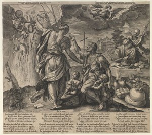A két haláleset, XVI. század második fele. alkotó: Hieronymus Wierx