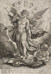 Szent Mihály diadalmaskodik a sárkány felett, 1584