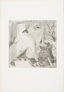 A fürdő elhagyása alkotó: Hilaire Germain Edgar Degas