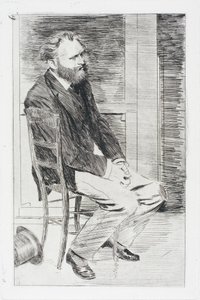 Manet ülve, jobbra fordulva alkotó: Hilaire Germain Edgar Degas