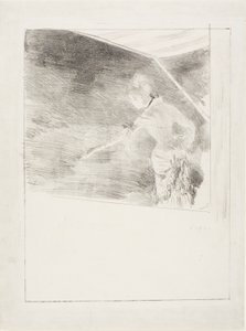 Énekes egy kávéházi koncerten alkotó: Hilaire Germain Edgar Degas