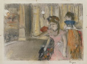 Énekesek a színpadon alkotó: Hilaire Germain Edgar Degas