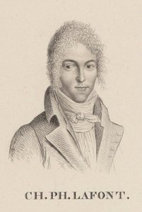 Charles Philippe Lafont hegedűművész és zeneszerző portréja 1781-1839. alkotó: Hilaire Ledru