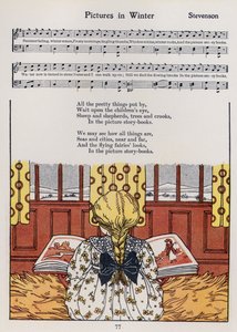Képek télen (színes litho)