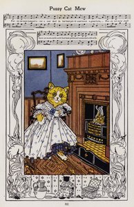 Pussy Cat Mew (színes litho)