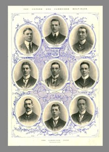 A Cambridge Crew, Oxford és Cambridge Boat Race, 1898.
