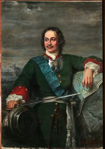Pierre Ier Le Grand (1672-1725) orosz cár portréja - Nagy Péter (Hippolyte Delaroche után) - Bezler-Ciszewska, Henryka - 1914 - Olaj, vászon - 170x119 - Regionális I. Kramskoi Művészeti Múzeum, Voronyezs alkotó: Hippolyte Delaroche